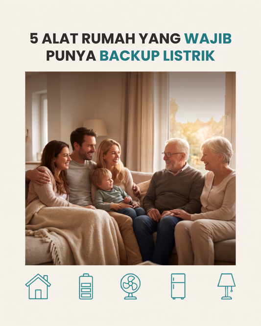 5 Alat Rumah Wajib Punya Backup Listrik | Mesin Hijau
