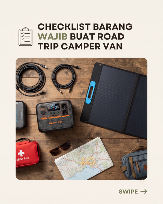 Checklist Barang Wajib Road Trip Camper Van | Mesin Hijau