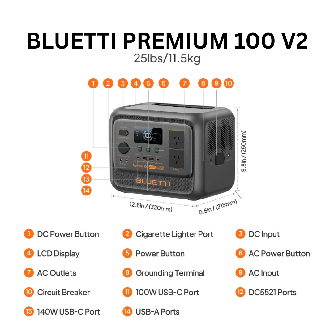 Bluetti Premium 100 V2