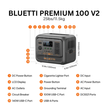 Bluetti Premium 100 V2