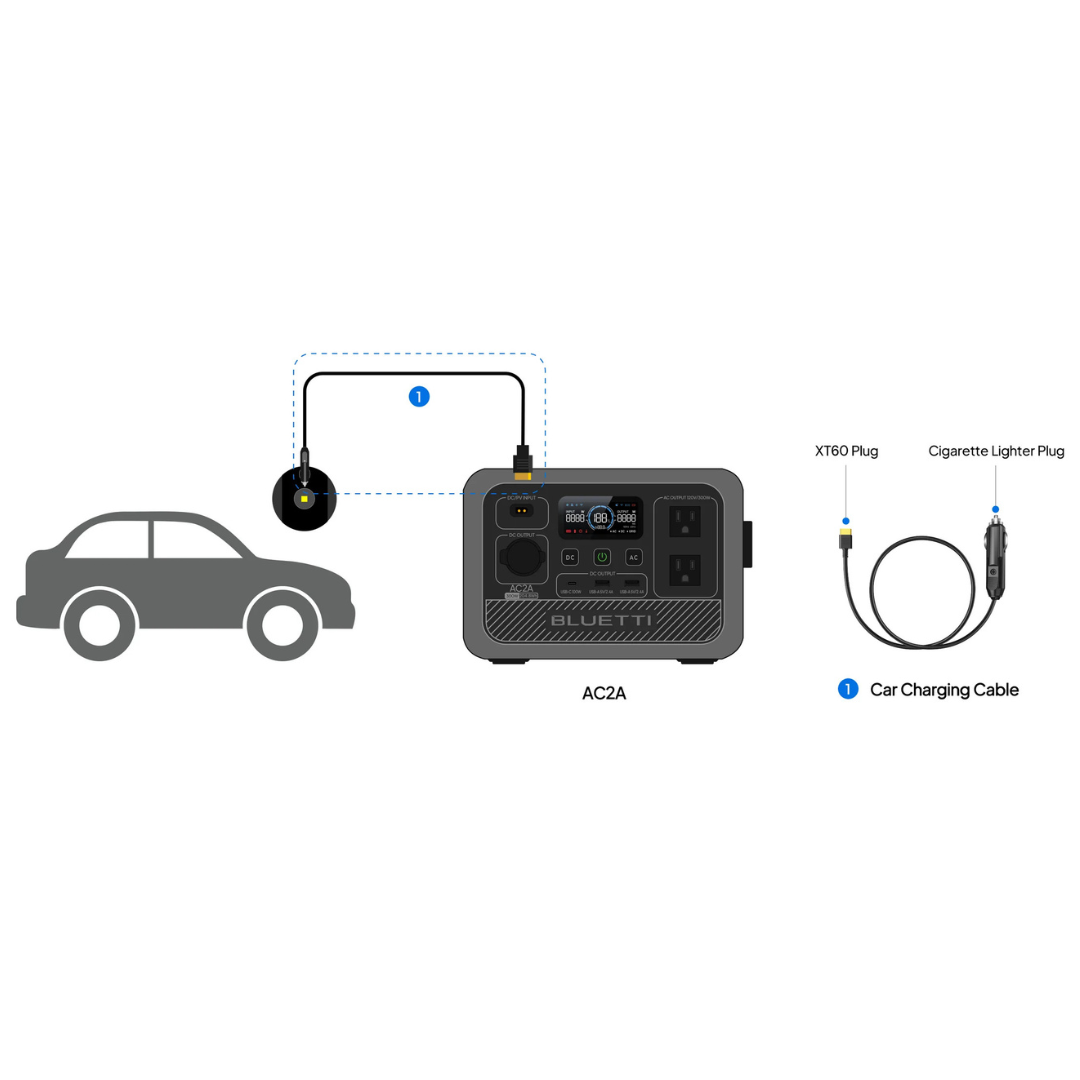 Bluetti XT60 - Cigarette Cable
